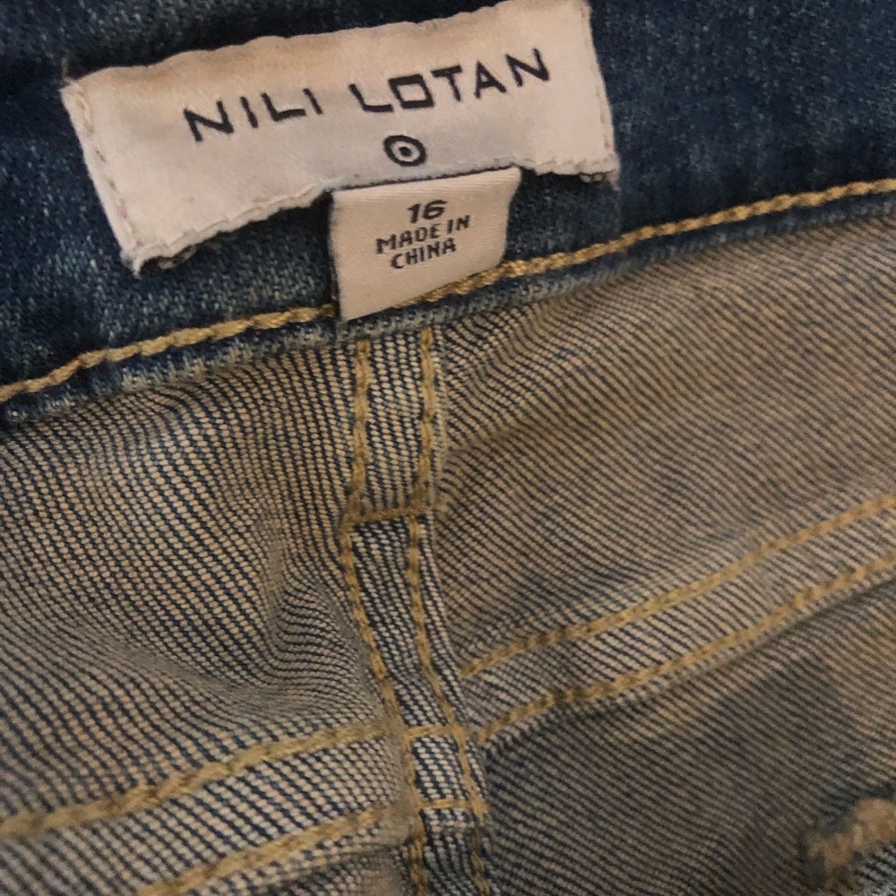 Nili Lotan for Target blue jeans size 16 - Picture 6 of 8